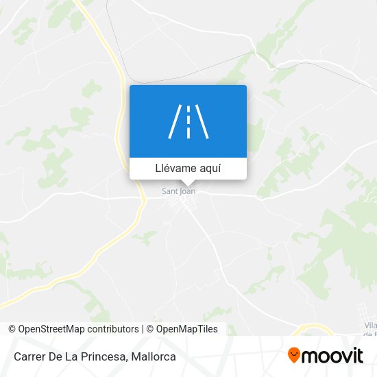 Mapa Carrer De La Princesa