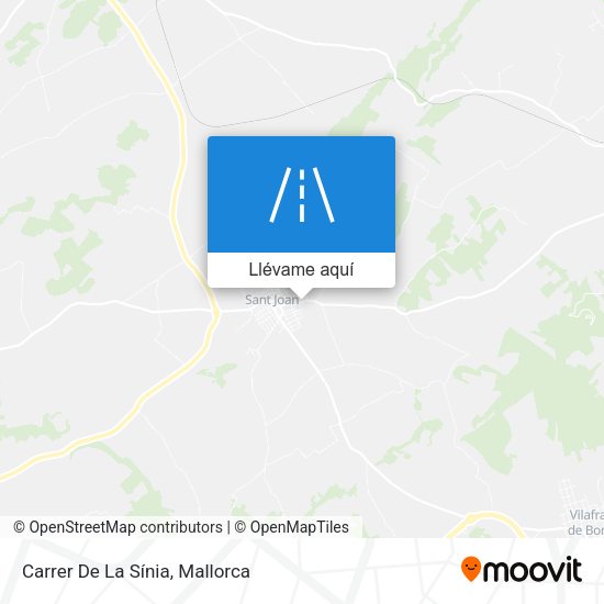 Mapa Carrer De La Sínia