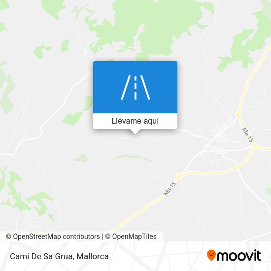 Mapa Cami De Sa Grua