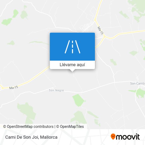 Mapa Cami De Son Joi