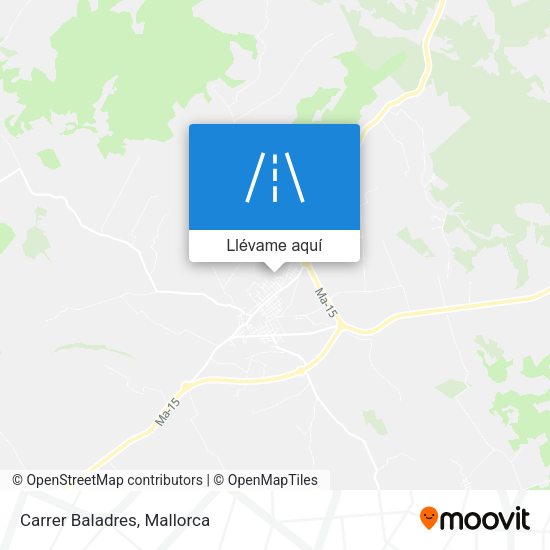 Mapa Carrer Baladres