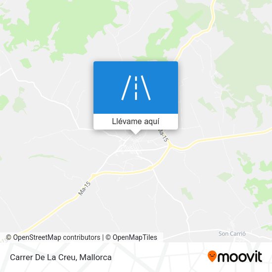 Mapa Carrer De La Creu