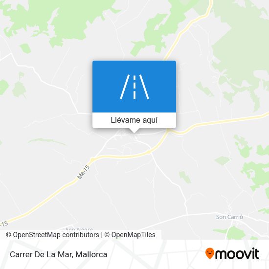 Mapa Carrer De La Mar