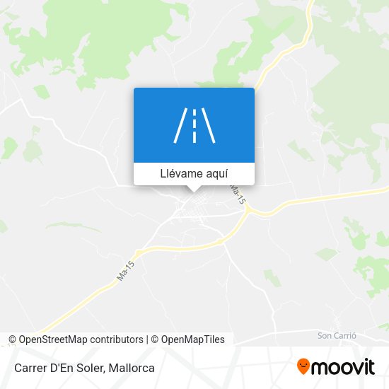 Mapa Carrer D'En Soler