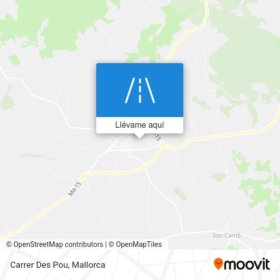 Mapa Carrer Des Pou