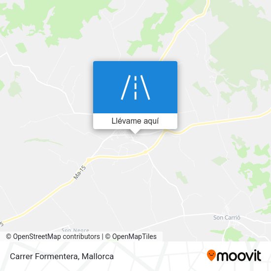 Mapa Carrer Formentera