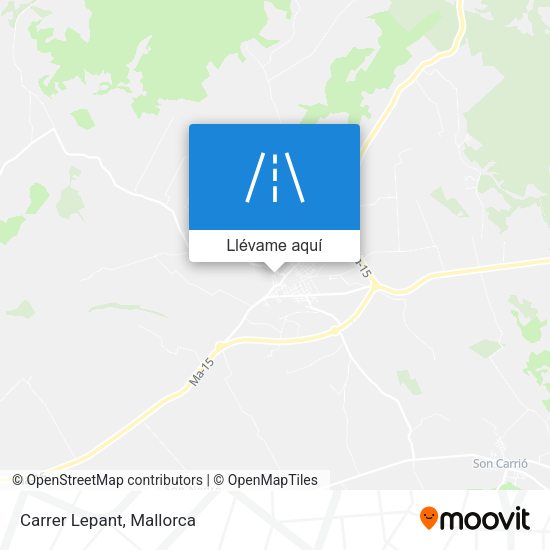 Mapa Carrer Lepant