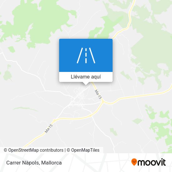 Mapa Carrer Nàpols