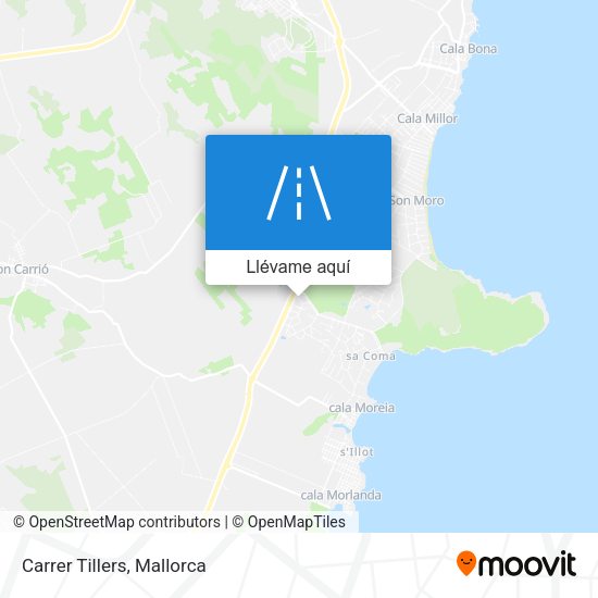 Mapa Carrer Tillers