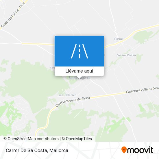 Mapa Carrer De Sa Costa