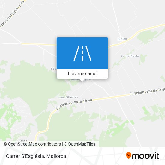 Mapa Carrer S'Església