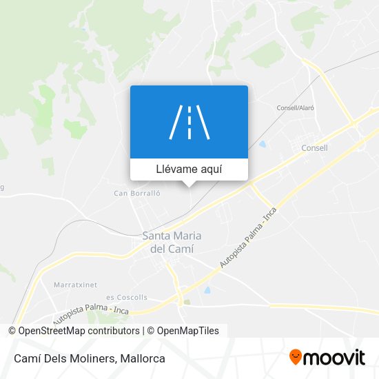 Mapa Camí Dels Moliners