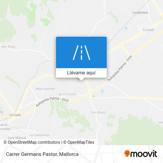 Mapa Carrer Germans Pastor