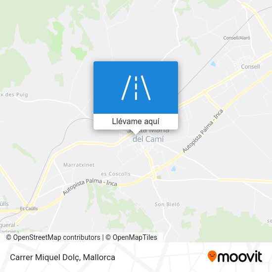 Mapa Carrer Miquel Dolç