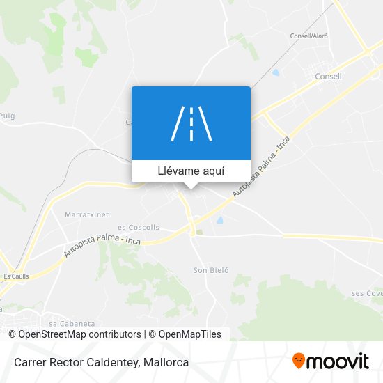 Mapa Carrer Rector Caldentey