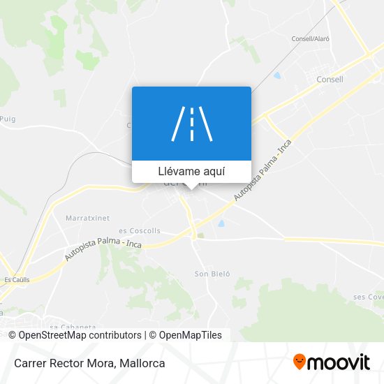 Mapa Carrer Rector Mora
