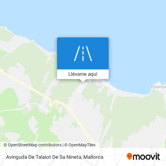 Mapa Avinguda De Talaiot De Sa Nineta