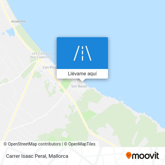 Mapa Carrer Isaac Peral