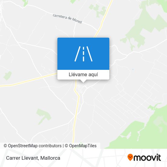 Mapa Carrer Llevant