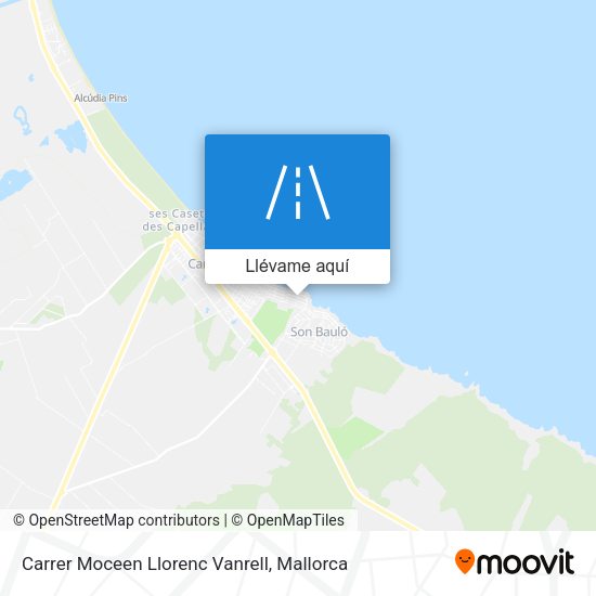Mapa Carrer Moceen Llorenc Vanrell
