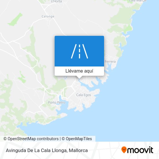 Mapa Avinguda De La Cala Llonga
