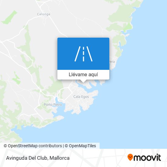 Mapa Avinguda Del Club