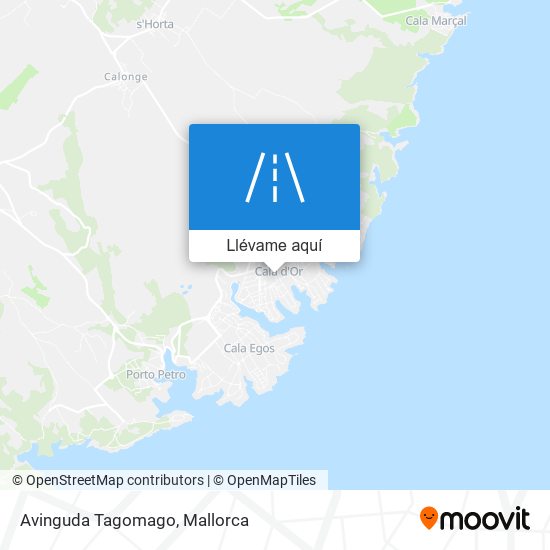Mapa Avinguda Tagomago