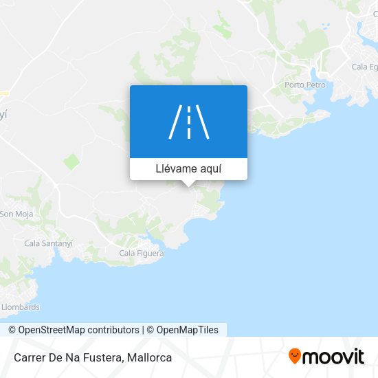 Mapa Carrer De Na Fustera