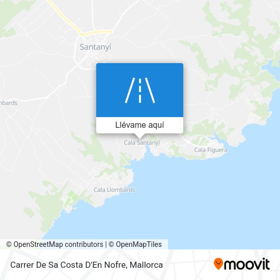 Mapa Carrer De Sa Costa D'En Nofre