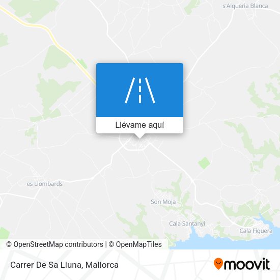 Mapa Carrer De Sa Lluna