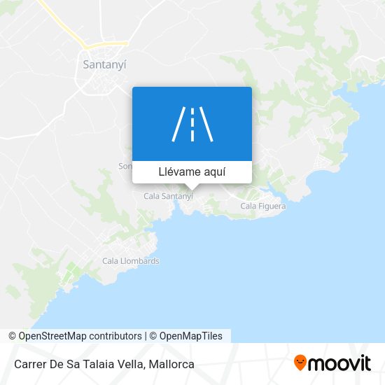 Mapa Carrer De Sa Talaia Vella