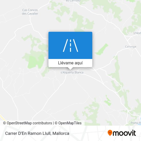 Mapa Carrer D'En Ramon Llull