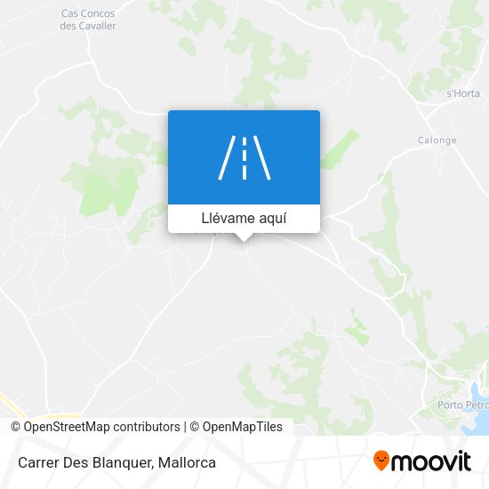 Mapa Carrer Des Blanquer