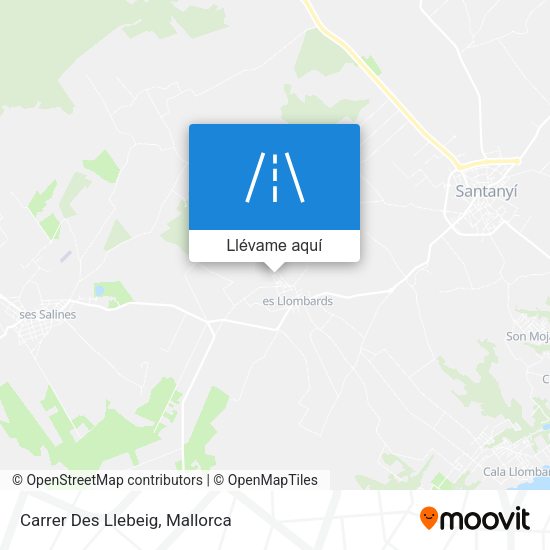Mapa Carrer Des Llebeig