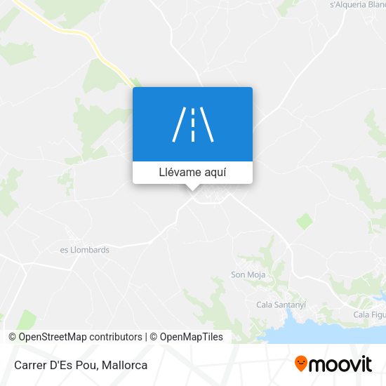Mapa Carrer D'Es Pou