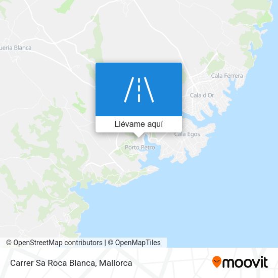 Mapa Carrer Sa Roca Blanca