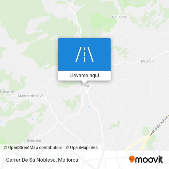 Mapa Carrer De Sa Noblesa