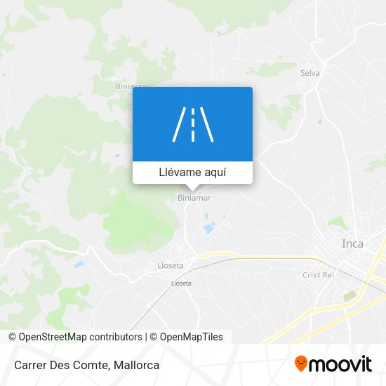 Mapa Carrer Des Comte