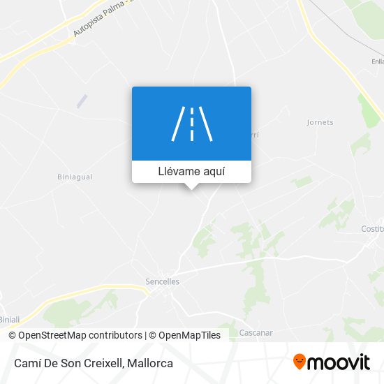 Mapa Camí De Son Creixell