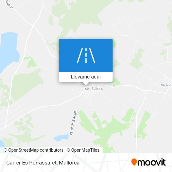 Mapa Carrer Es Porrassaret