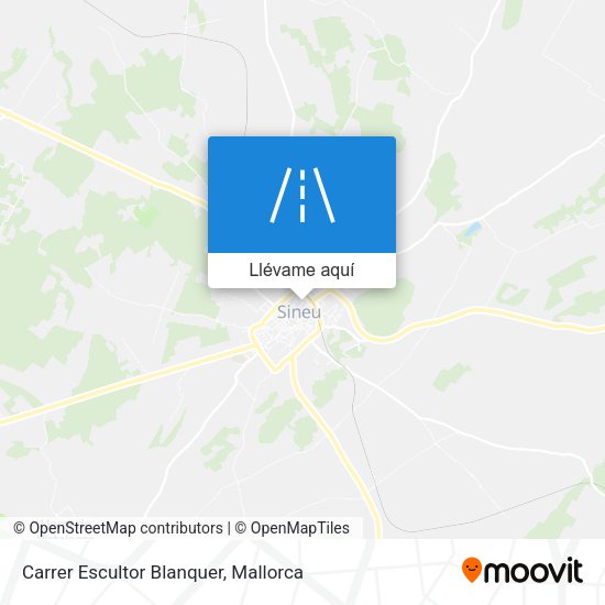 Mapa Carrer Escultor Blanquer