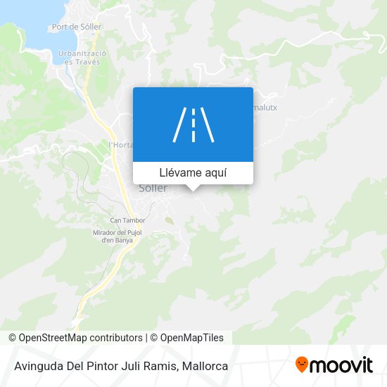 Mapa Avinguda Del Pintor Juli Ramis