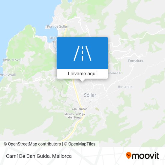 Mapa Camí De Can Guida