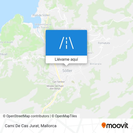 Mapa Camí De Cas Jurat