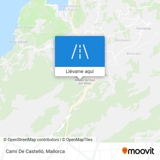 Mapa Camí De Castelló