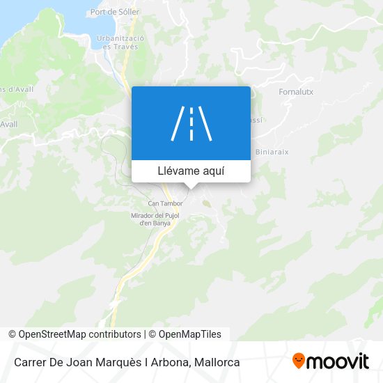 Mapa Carrer De Joan Marquès I Arbona