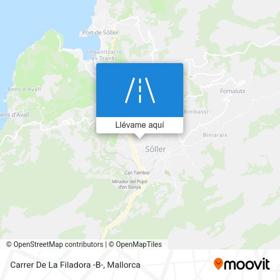 Mapa Carrer De La Filadora -B-