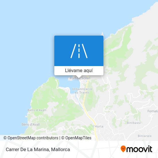 Mapa Carrer De La Marina