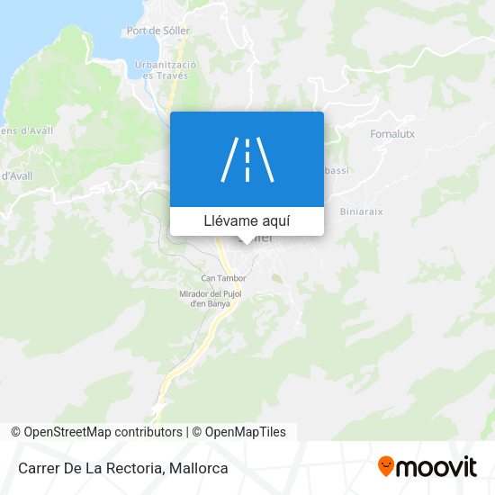Mapa Carrer De La Rectoria