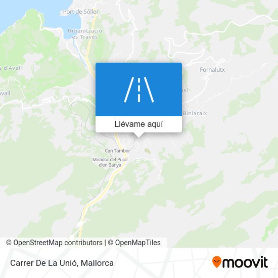 Mapa Carrer De La Unió